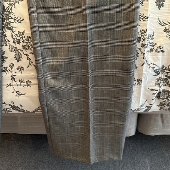 NWOT LADIES SZ 12 stretch JONES NEW YORK COLLECTION PANTS CLASSIC BLK/wht=grey - Picture 7 of 7